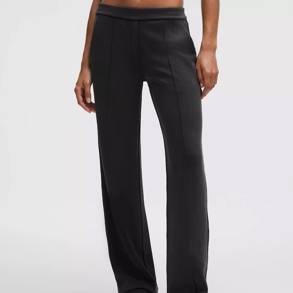 lululemon athletica Pants - Softstreme Pintuck Mid-Rise Pant Regular faded Black size large